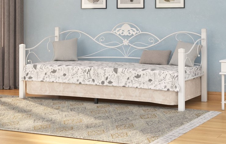 Кровать 1-спальная Garda 2R софа 90х200, белый в Первоуральске - изображение 1