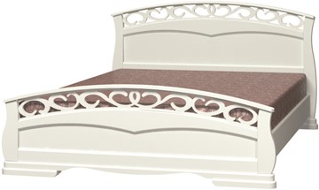 Спальная кровать Грация-1 (Белый Античный) 160х200 в Артемовском - предосмотр 1