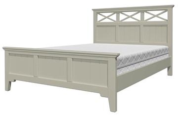 Кровать в спальню Грация-5 с фисташковым карнизом (Фисташковый) 160х200 в Богдановиче