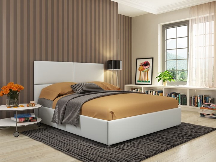 Двуспальная кровать Jasmin размер 180*200 с основанием в Екатеринбурге - изображение 3
