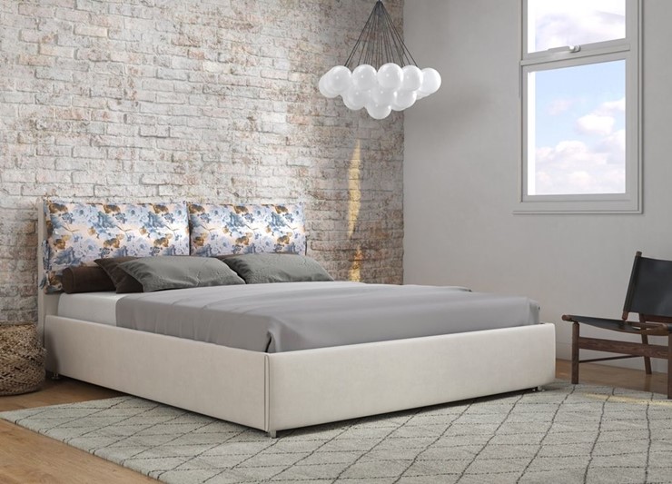 Спальная кровать Карина размер 160*200 с основанием в Екатеринбурге - изображение 3