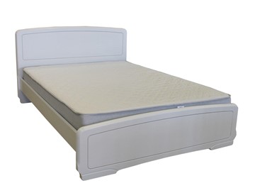 2-спальная кровать Кристина Прайм 1400, Белый в Новоуральске