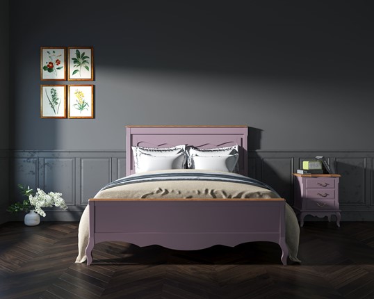 Кровать в спальню Leontina (ST9341/16L) Лавандовый в Кушве - изображение