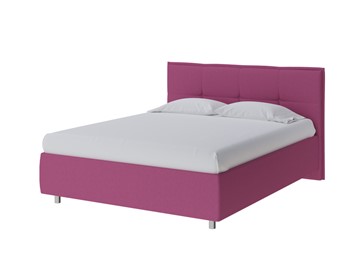Двуспальная кровать Lino 160х200, Рогожка (Savana Berry (фиолетовый)) в Екатеринбурге