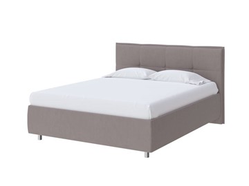 Двуспальная кровать Lino 160х200, Рогожка (Тетра Мраморный) в Кушве