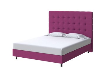 Спальная кровать Madrid Boxspring Standart 180х200, Рогожка (Savana Berry (фиолетовый)) в Кушве