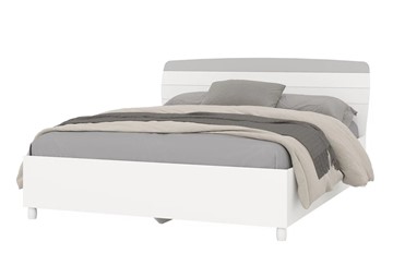 Кровать спальная Милана 1600 (4-22906бел\серый) в Талице