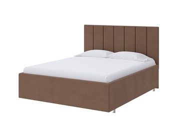 Кровать 2-спальная Modern Large 140х200, Велюр (Forest 514 Светло-коричневый) в Каменске-Уральском