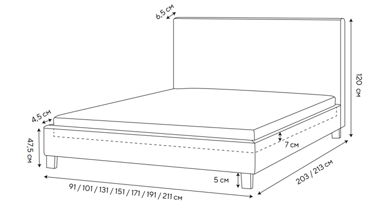 Кровать двуспальная Modern Large 160х200, Велюр (Monopoly Мятный лёд (670)) в Ревде - изображение 1