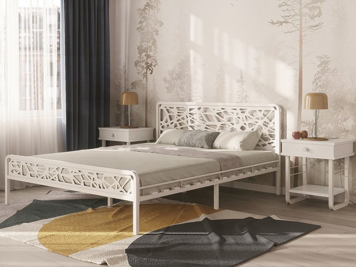 Кровать в спальню Орион, 1600, белый в Екатеринбурге - изображение 1