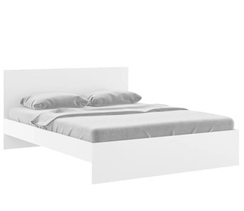 Кровать в спальню Осло М14 с настилами Лайт (Белый) в Кушве