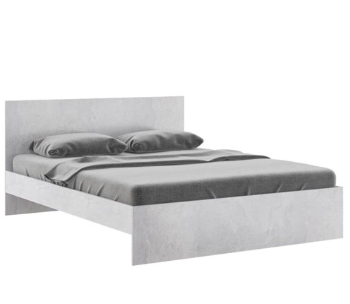 Кровать Осло М14 с настилами Лайт (Цемент светлый) в Ревде - изображение