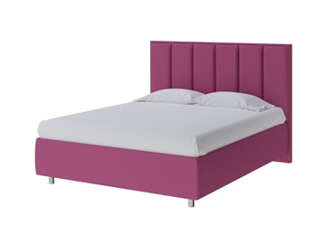 Кровать спальная Routa 160х200, Рогожка (Savana Berry (фиолетовый)) в Кушве