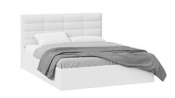 Кровать спальная с подъемным механизмом Агата тип 1 (Белый) в Ревде