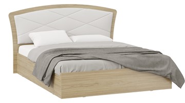 Кровать двуспальная с подъемным механизмом Сэнди Тип 1 без заглушины (Вяз благородный/Белый) в Первоуральске