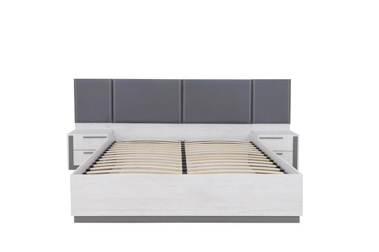 Кровать с подъемным механизмом Винтер-16, винтерберг/темно-серый/спейс графит в Каменске-Уральском - изображение 4
