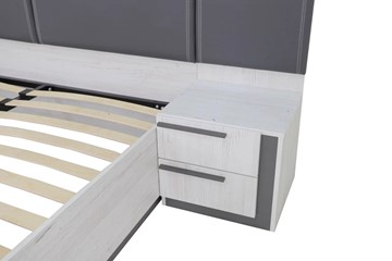 Кровать с подъемным механизмом Винтер-16, винтерберг/темно-серый/спейс графит в Каменске-Уральском - предосмотр 6