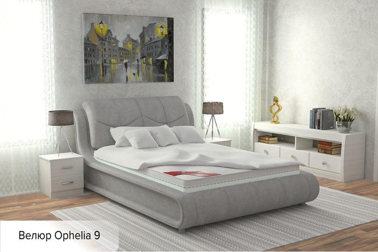 Кровать двуспальная Сицилия 180х200 (с основанием) в Екатеринбурге - изображение 2
