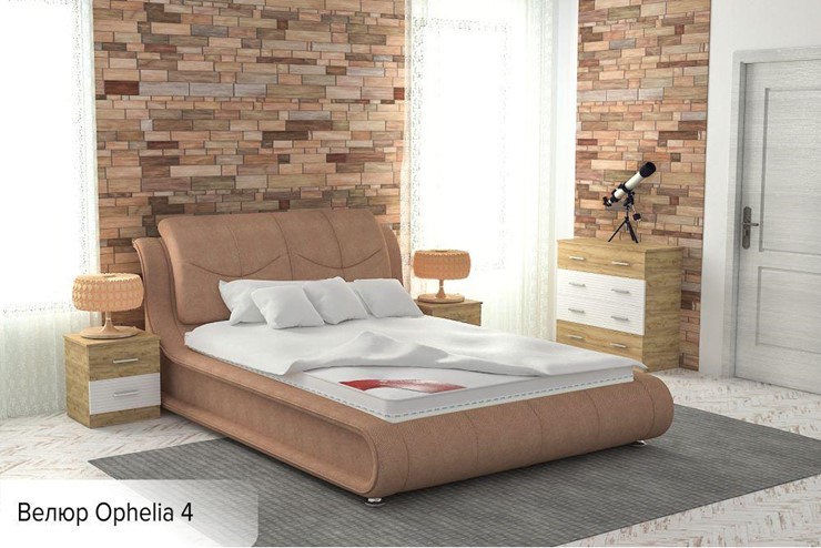 Кровать двуспальная Сицилия 180х200 (с основанием) в Екатеринбурге - изображение 5