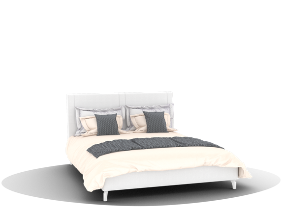 Кровать в спальню Siena (КМ-01, 1600) под ПМ в Екатеринбурге - изображение