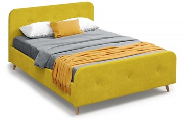 Кровать двуспальная Сиерра 1600 (с подъемным механизмом и коробом) Торонто горчица в Екатеринбурге