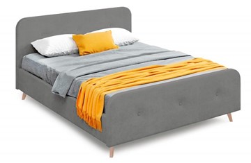 Кровать 2-спальная Сиерра 1800 (с подъемным механизмом и коробом) Торонто серый в Каменске-Уральском