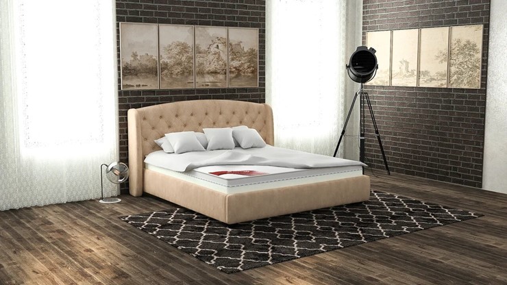 Кровать в спальню Сильва 180х200 (с основанием) в Екатеринбурге - изображение 10