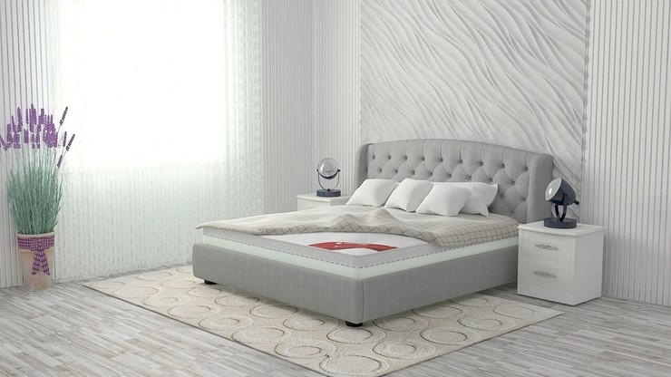 Кровать в спальню Сильва 180х200 (с основанием) в Екатеринбурге - изображение 6