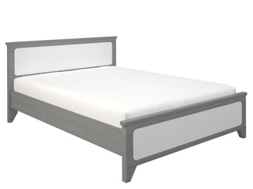 Двуспальная кровать Соня 1400, Серый/Белый в Каменске-Уральском