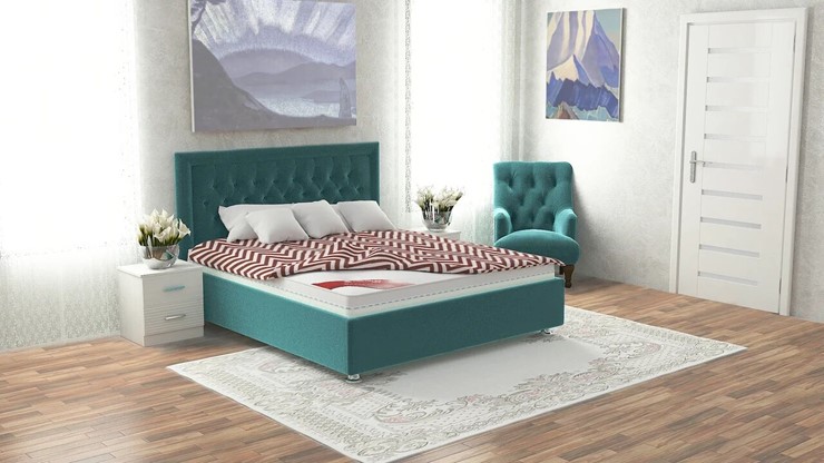 Кровать спальная Аврора 180х200 (с основанием) в Екатеринбурге - изображение 6