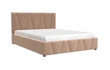 Двуспальная кровать Вендетта (вариант 3 велюр) 1600х2000 с подъёмным механизмом в Ревде