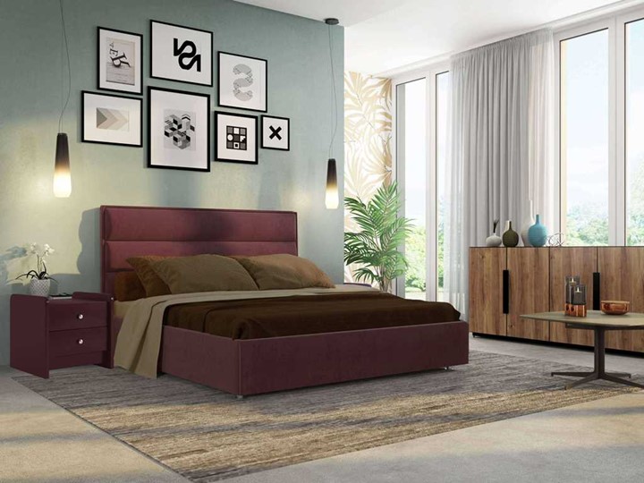 Спальная кровать Веста размер 160*200 с основанием в Екатеринбурге - изображение 9