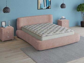 Кровать 2-х спальная Zephyr 160х200, (Велсофт Винтажный розовый) в Екатеринбурге