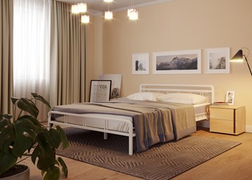 Кровать полутороспальная Леон, 1200, белый в Красноуфимске