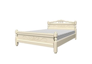 Спальная кровать Карина-5 (Слоновая кость) 120х200 в Кушве