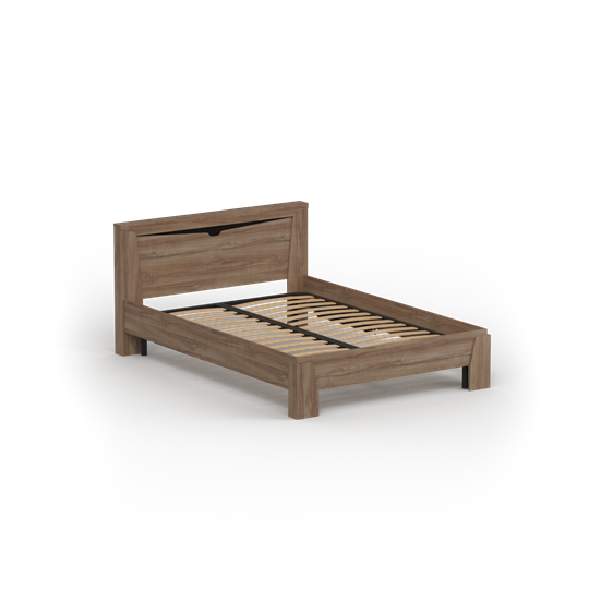 Кровать с основанием Соренто 1800, Дуб стирлинг в Первоуральске - изображение 1