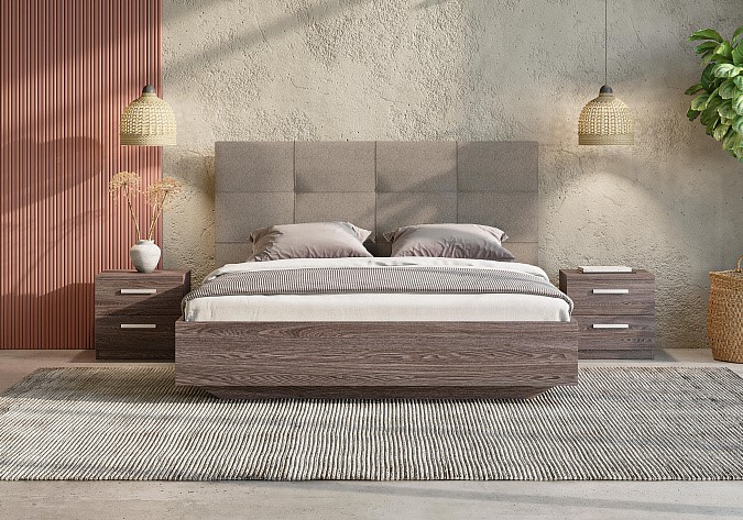 Двуспальная кровать Victoria (ясень анкор) 200х190 с основанием в Первоуральске - изображение 2