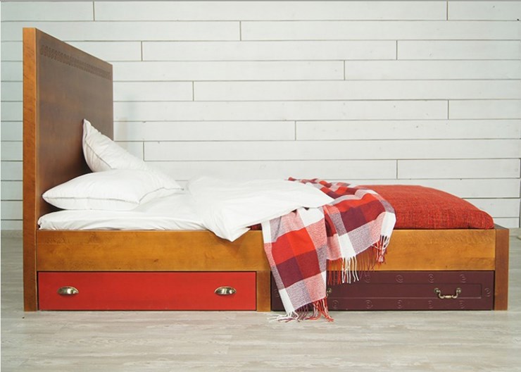 Кровать двуспальная Gouache Birch с ящиками (M10516ETG/4) в Екатеринбурге - изображение 5