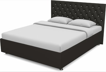 Спальная кровать Флоренция-А 1400 с основанием (Nitro Brown) в Первоуральске