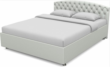 Полуторная кровать Пальмира 1400 с основанием (Nitro White) в Красноуфимске