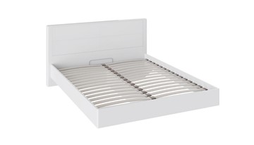 Кровать 2-спальная Наоми 1600, цвет Белый глянец СМ-208.01.01 в Ревде