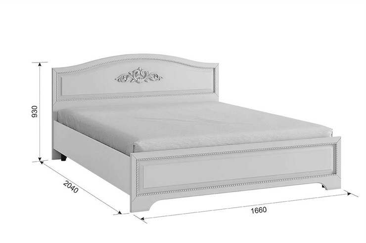 Кровать двуспальная 1.6 (комфорт) Белла (1600х2000) в Краснотурьинске - изображение 4