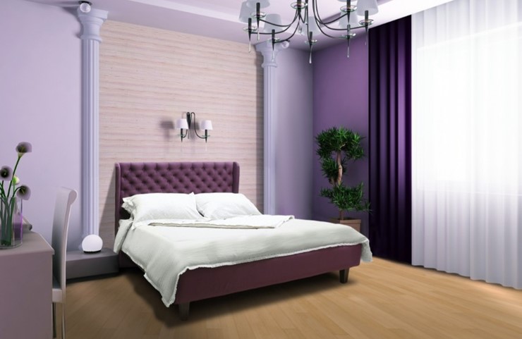 Кровать Моника 2 с высокими ножками 2200х2150 мм в Екатеринбурге - изображение 4