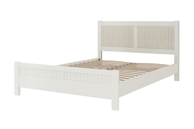 Кровать в спальню Фрида (белый античный) 160х200 в Ревде - изображение 1