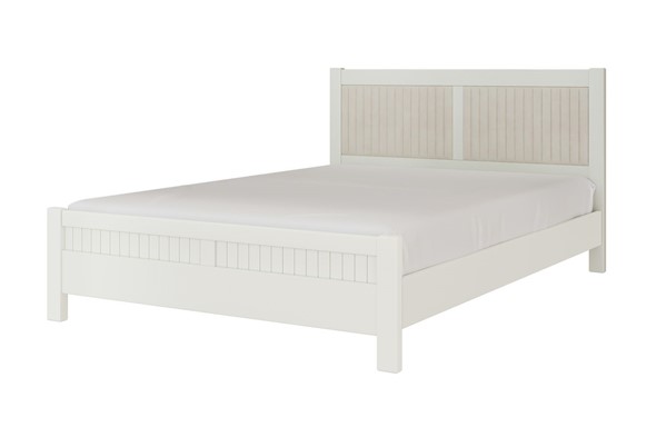 Полутороспальная кровать Фрида (белый античный) 140х200 в Ревде - изображение
