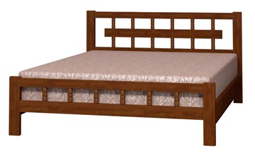 Кровать 2-спальная Натали-5 (Орех) 160х200 в Ревде