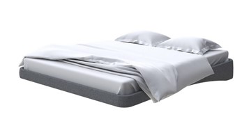Парящая кровать 2-спальная 160х200, Рогожка (Savana Grey) в Ирбите