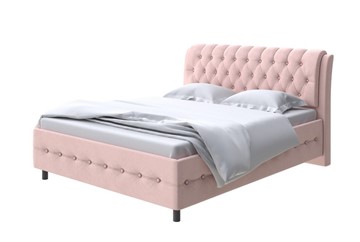 Полутороспальная кровать Como (Veda) 4 140х200, Велюр (Ultra Розовый мусс) в Богдановиче
