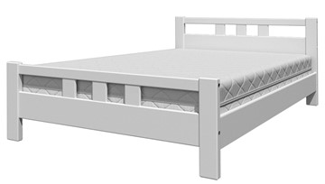 Спальная кровать Вероника-2 (Белый Античный) 140х200 в Каменске-Уральском