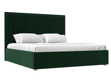 Кровать с подъемным механизмом Афродита 160, Зеленый (Велюр) в Первоуральске